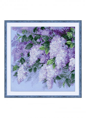 Lilacs After The Rain Counted Cross Stitch Purple/Green