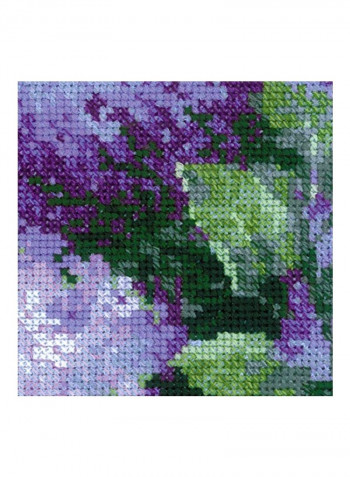 Lilacs After The Rain Counted Cross Stitch Purple/Green