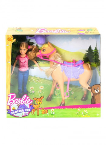 Camping Fun Stacie Doll Horse Set