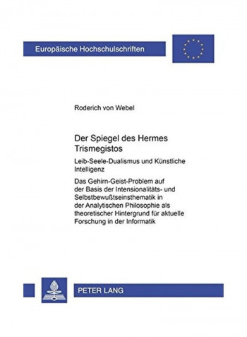 Der Spiegel Des Hermes Trismegistos Paperback German by Roderich Von Webel