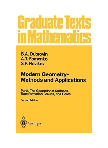 Modern Geometry Methods And Applications Hardcover English by R. G. Burns