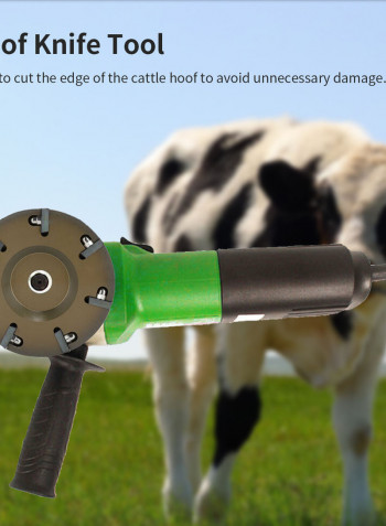 Electric Hoof Trimming Disc With 7 Blades Brown 11 x 2 x 11cm