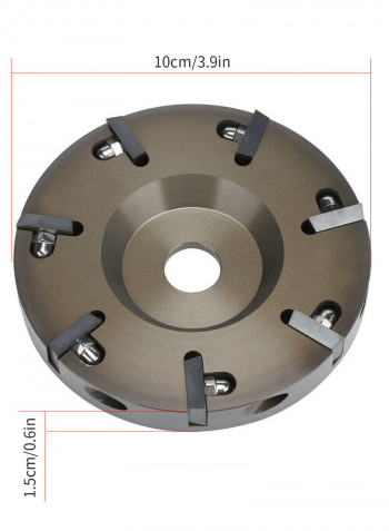 Electric Hoof Trimming Disc With 7 Blades Brown 11 x 2 x 11cm