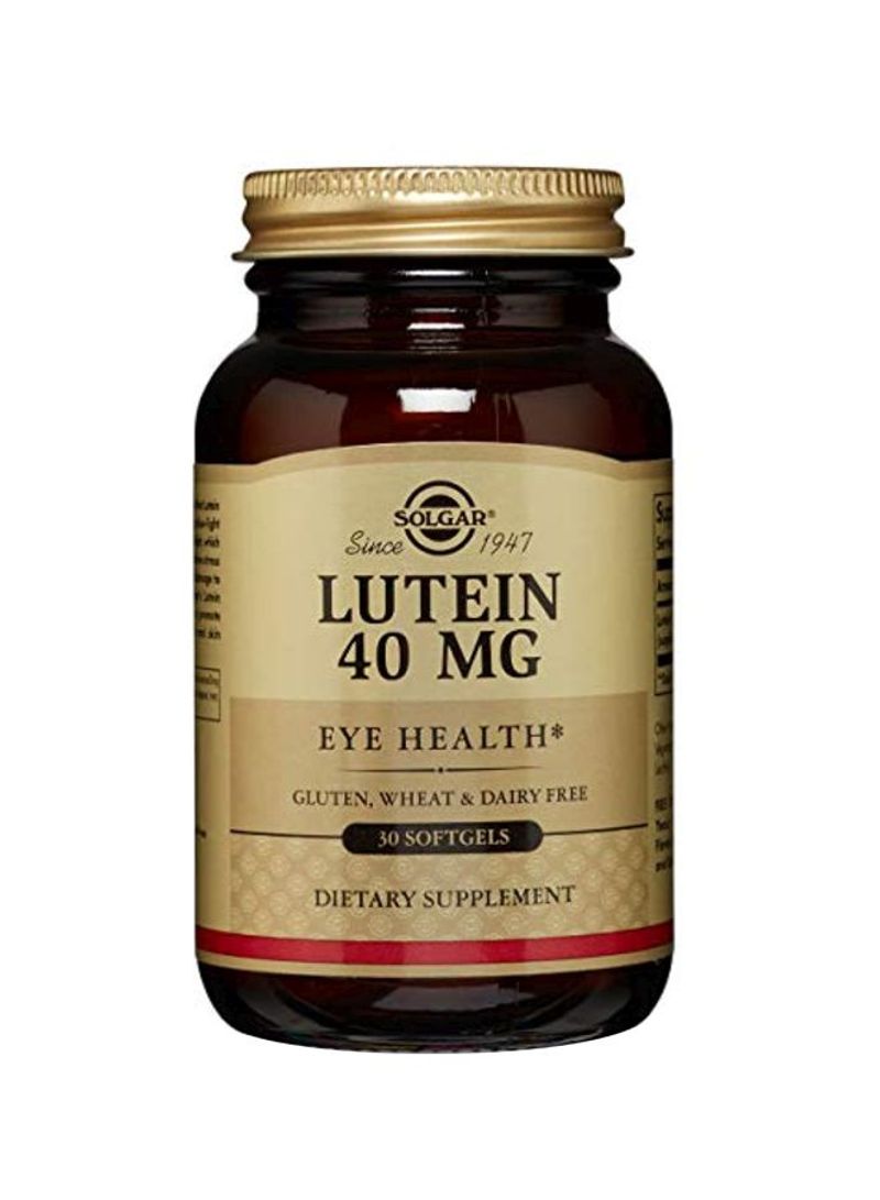 Pack Of 3 Lutein Eye Health Dietary Supplement 40mg - 30 Softgels