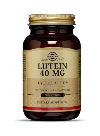 Pack Of 3 Lutein Eye Health Dietary Supplement 40mg - 30 Softgels