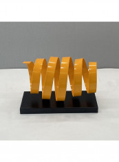 European Geometric Hollow Spiral Decoration Multicolour