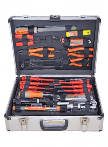 108-Piece Tool Set Grey/Red/Black