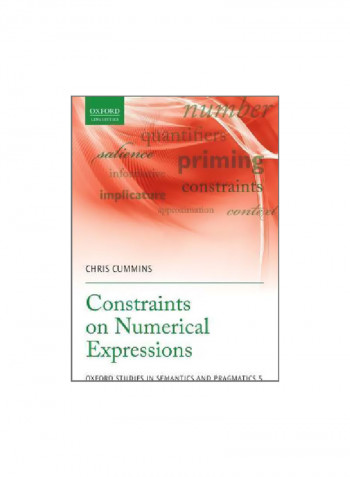 Constraints On Numerical Expressions Paperback