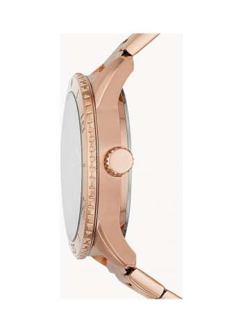 Women's Analog Wrist Watch with Stainless Steel Strap