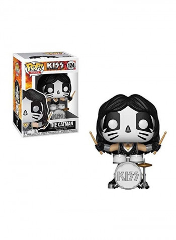 Set Of 4 Kiss Collectible Vinyl Figures 10x8x7inch