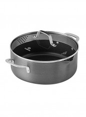 Classic Nonstick Dutch Oven Grey/Black 13.5x13.2x5.8inch