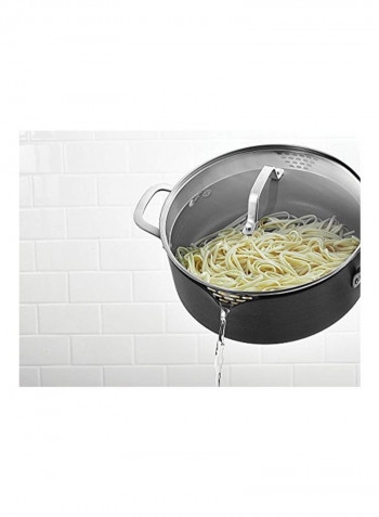 Classic Nonstick Dutch Oven Grey/Black 13.5x13.2x5.8inch