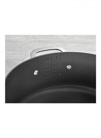 Classic Nonstick Dutch Oven Grey/Black 13.5x13.2x5.8inch