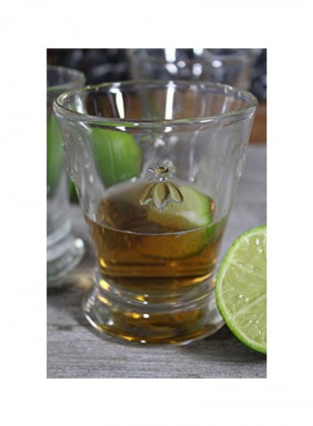 6-Piece Napoleon Bee Tumblers Clear 10ounce