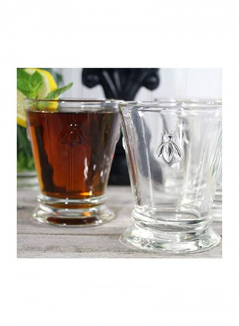 6-Piece Napoleon Bee Tumblers Clear 10ounce