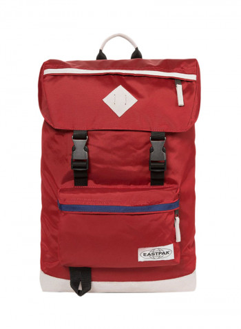 Zipper Closure Rowlo Backpack Red