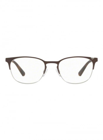 Men's Square Eyeglasses - Lens Size: 53 mm