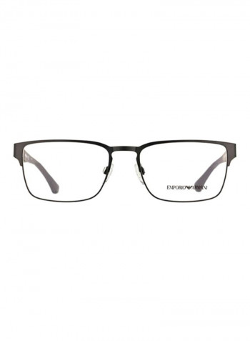 Men's Rectangular Eyeglass Frame - Lens Size: 53 mm