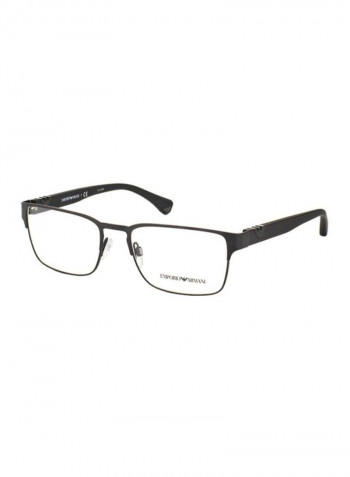 Men's Rectangular Eyeglass Frame - Lens Size: 53 mm