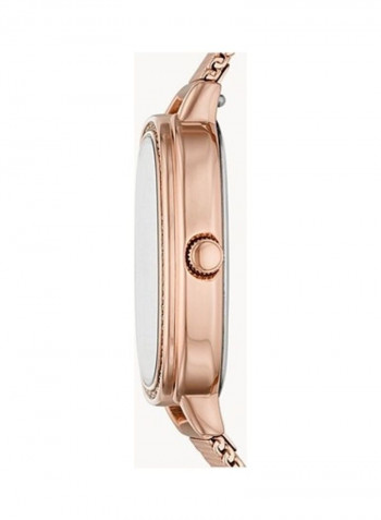 Women's Analog Wrist Watch with Stainless Steel Strap