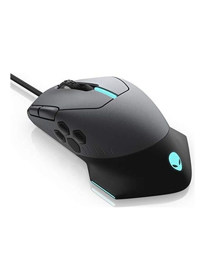 Gaming Mouse 510M Rgb Gaming Mouse Optical Sensor - Alienfx Rgb - 10 Buttons - Adjustable Scroll Wheel