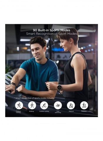 GTS 2e Smartwatch With 24 Hours Heart Rate Black