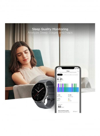 GTS 2e Smartwatch With 24 Hours Heart Rate Black
