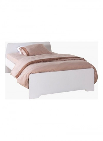 Single Bed White 90 x 200cm