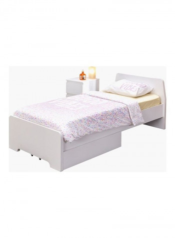 Single Bed White 90 x 200cm