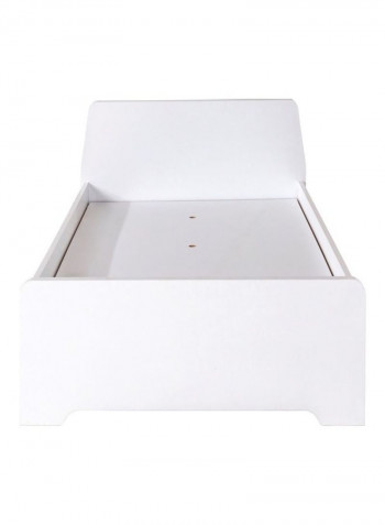 Single Bed White 90 x 200cm
