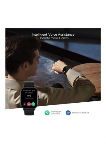 GTS 2e Smartwatch With 24 Hours Heart Rate Black