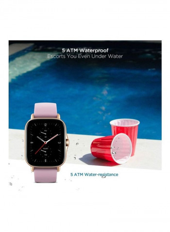 GTS 2e Smartwatch With 24 Hours Heart Rate Purple/Black