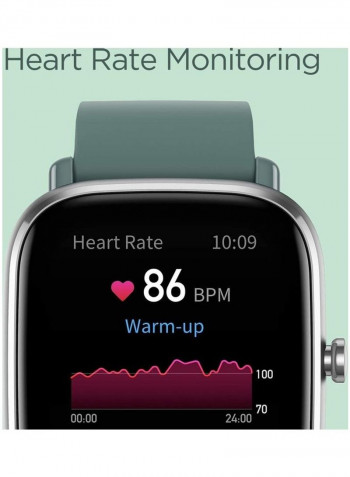 GTS 2e Smartwatch With 24 Hours Heart Rate Sage Green
