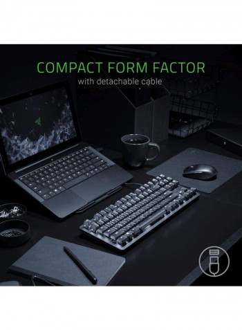 BlackWidow Lite Silent Mechanical Gaming Keyboard Black