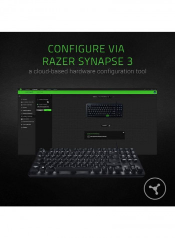 BlackWidow Lite Silent Mechanical Gaming Keyboard Black