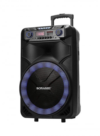 Rechargeable Trolley Speaker SPS-7915RT Black