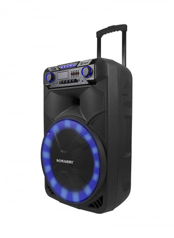 Rechargeable Trolley Speaker SPS-7915RT Black
