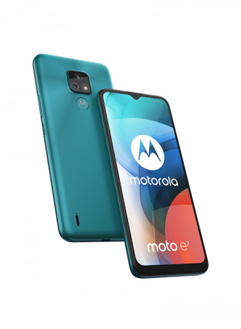 Moto E7 Dual SIM Aqua Blue 4GB RAM 64GB 4G LTE