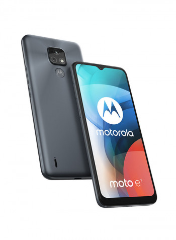 Moto E7 Dual SIM Mineral Grey 4GB RAM 64GB 4G LTE