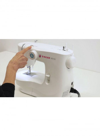 Electric Sewing Machine M2105 M2105 White/Silver