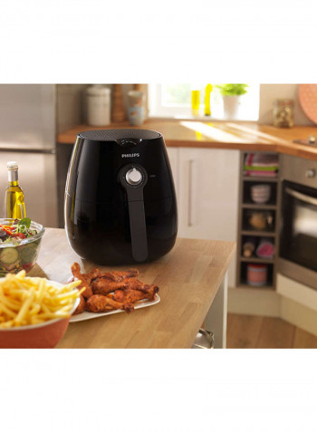 Plastic Airfryer 1425W 2200 ml HD9220/20 Black