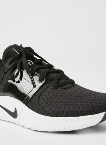 Comfortable Lace-Up Sport Shoes Black