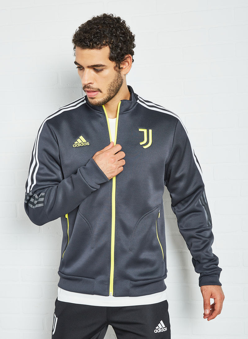 Juventus Tiro Anthem Football Jacket Grey