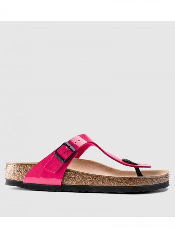 Comfortable Gizeh Birko-Flor Slipper Pink