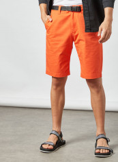 Belted Straight Fit Shorts Orange reviews Belted Straight Fit Shorts Orange