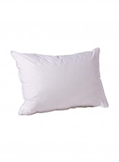 Cotton Shell Down Blend Bed Pillow White 20x30inch
