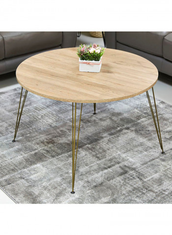 5-Piece Graham Coffee And Nesting Table Set Brown 241x267x241cm