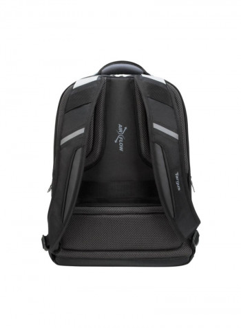 DrifterTrek Backpack With USB Power Pass For 15.6 - 17.3 Inch Laptop Black