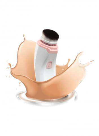 فرشاة الوجه كوفر فيت أبيض/ وردي/أسود
