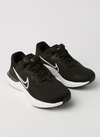 Renew Run 2 Running Shoes Black/White/Dk Smoke Grey